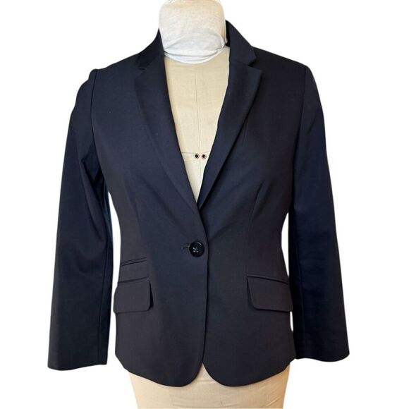 Chico’s Classic Black Single Button Blazer Sz. S Lined Professional Career - Picture 6 of 7